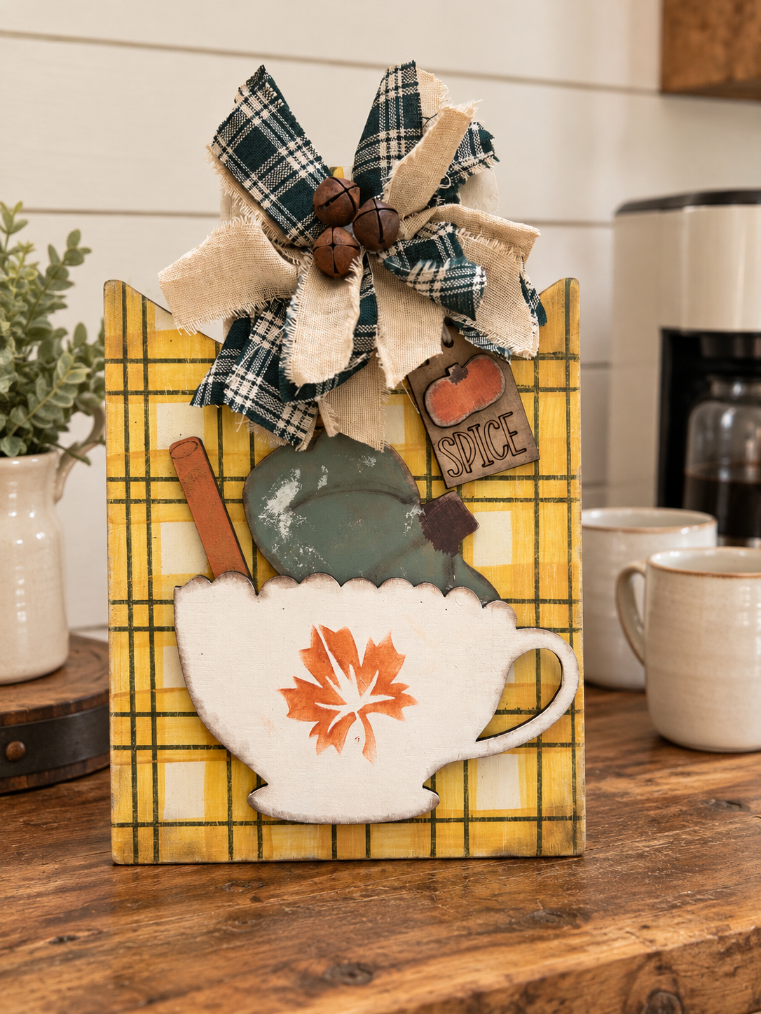 Pumpkin Spiced Latte shelf sitter