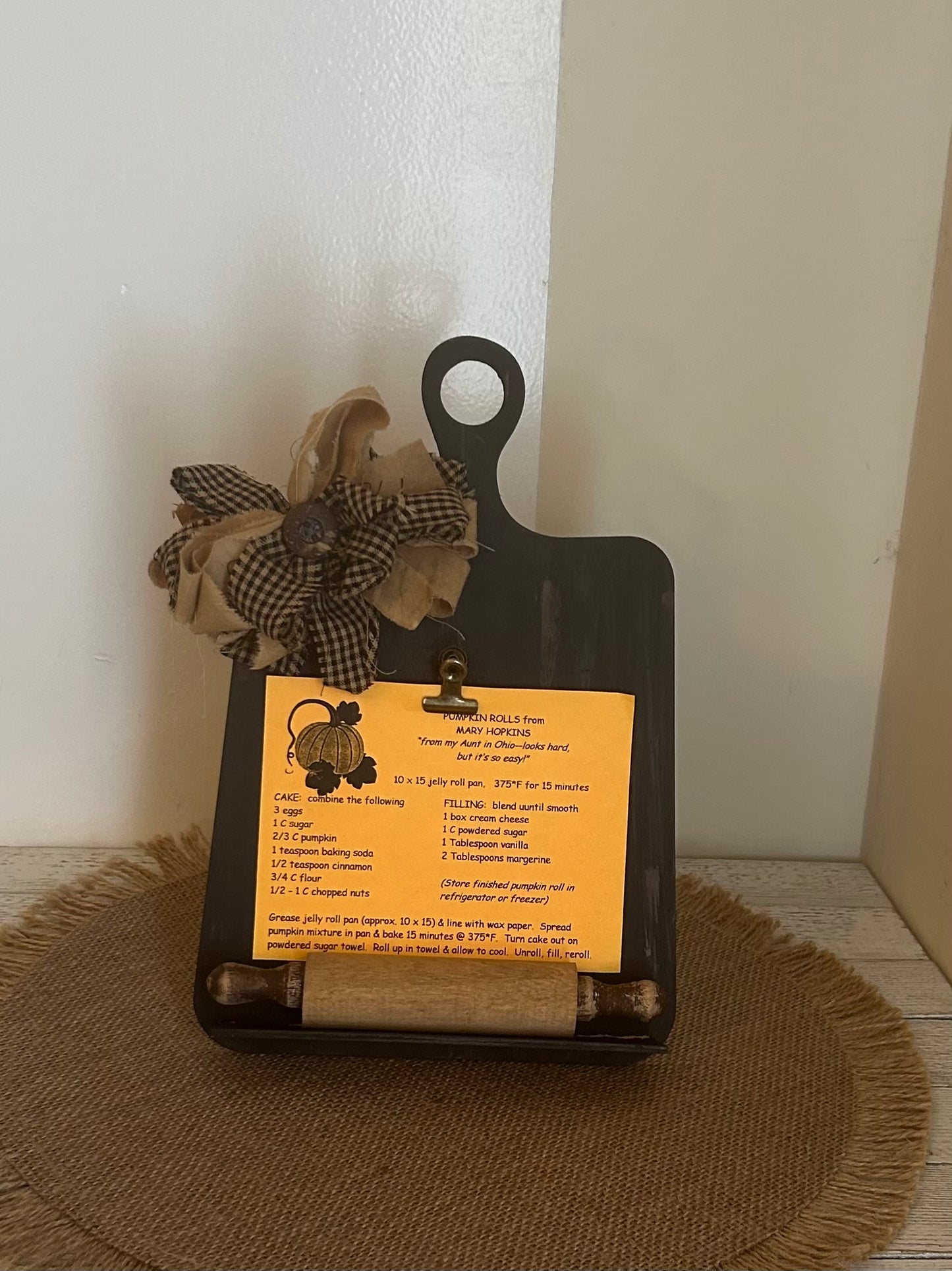 Recipe Holder