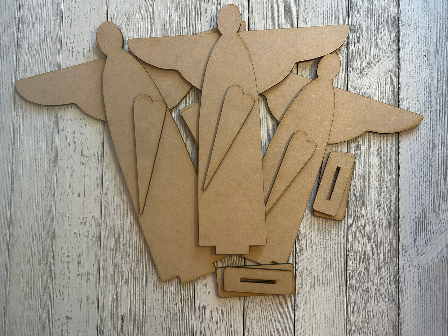 Set of 3 Angels Shelf Sitters