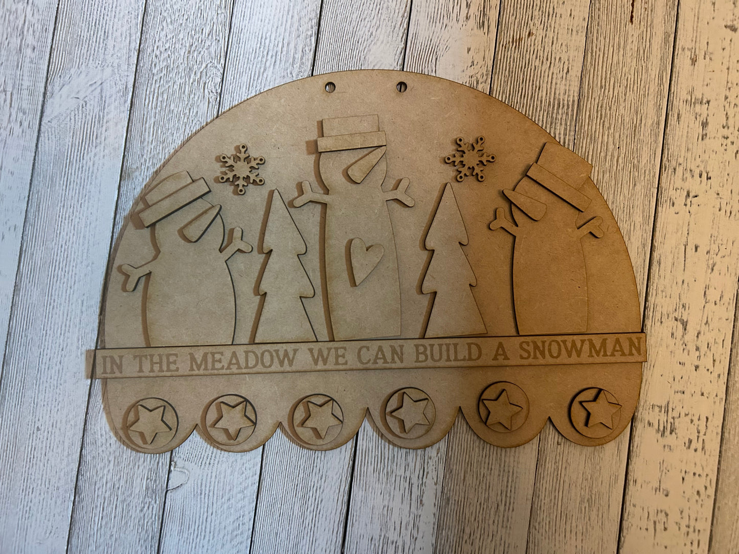 Primitive Snowmen Sign