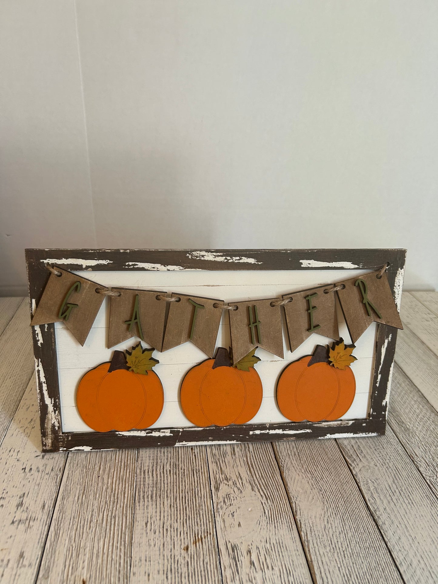 Gather Sign Shelf Sitter