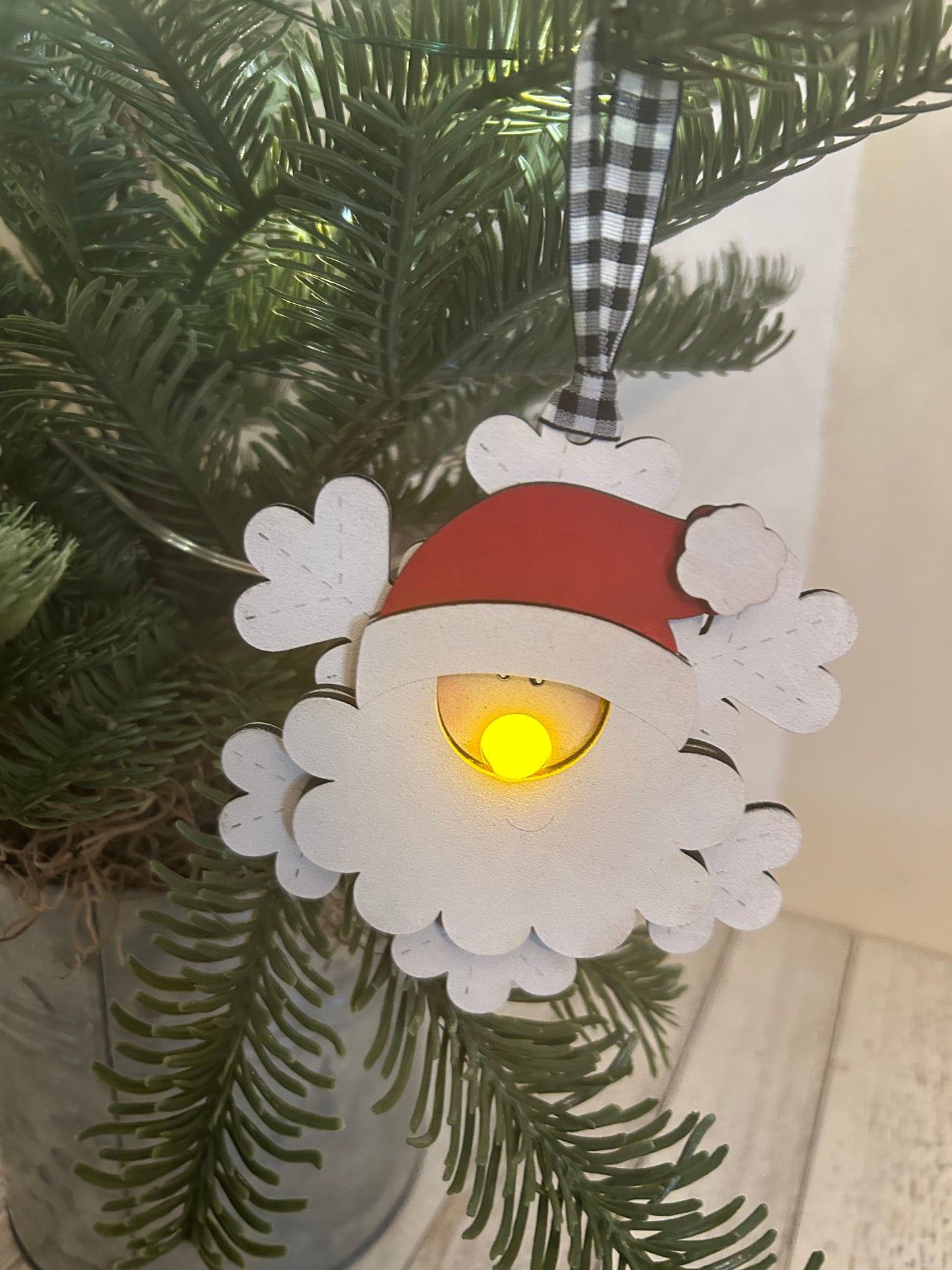 Set/4 Tea Light Christmas Ornaments