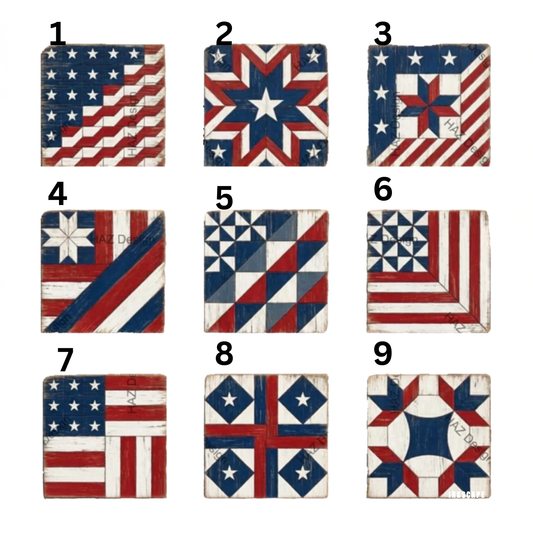 Americana Patriotic Barn Quilts