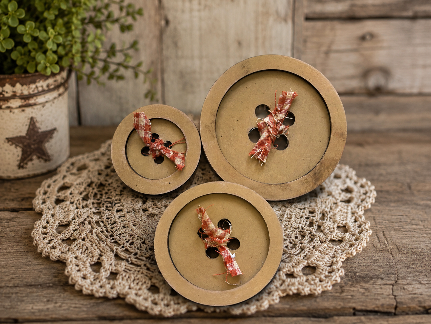 Set of 3 Buttons