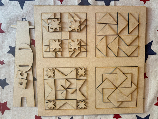 Barn Quilt Add-on Set 1
