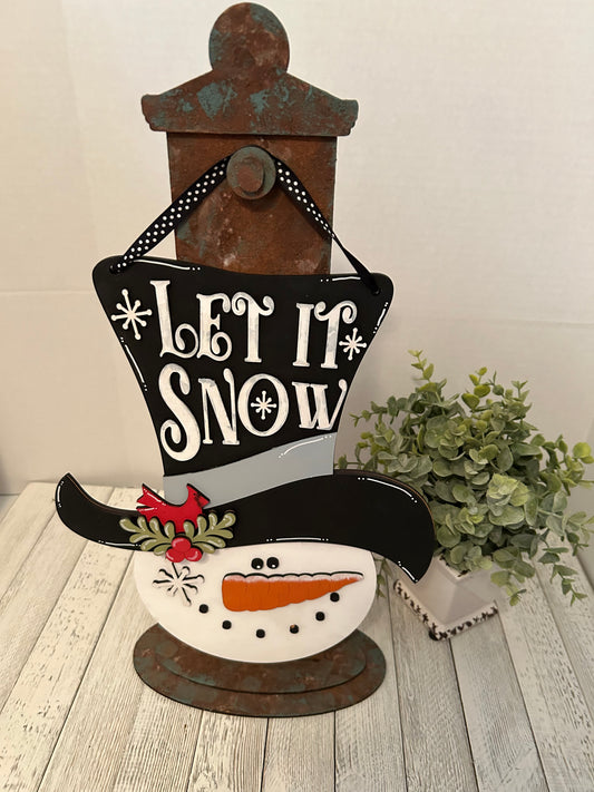 Snowman Door Hanger