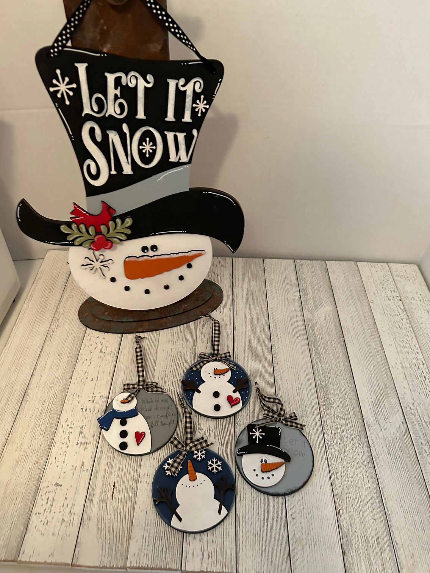 Snowman Door Hanger