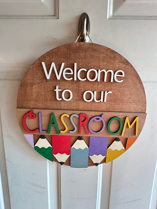 Classroom Door Round