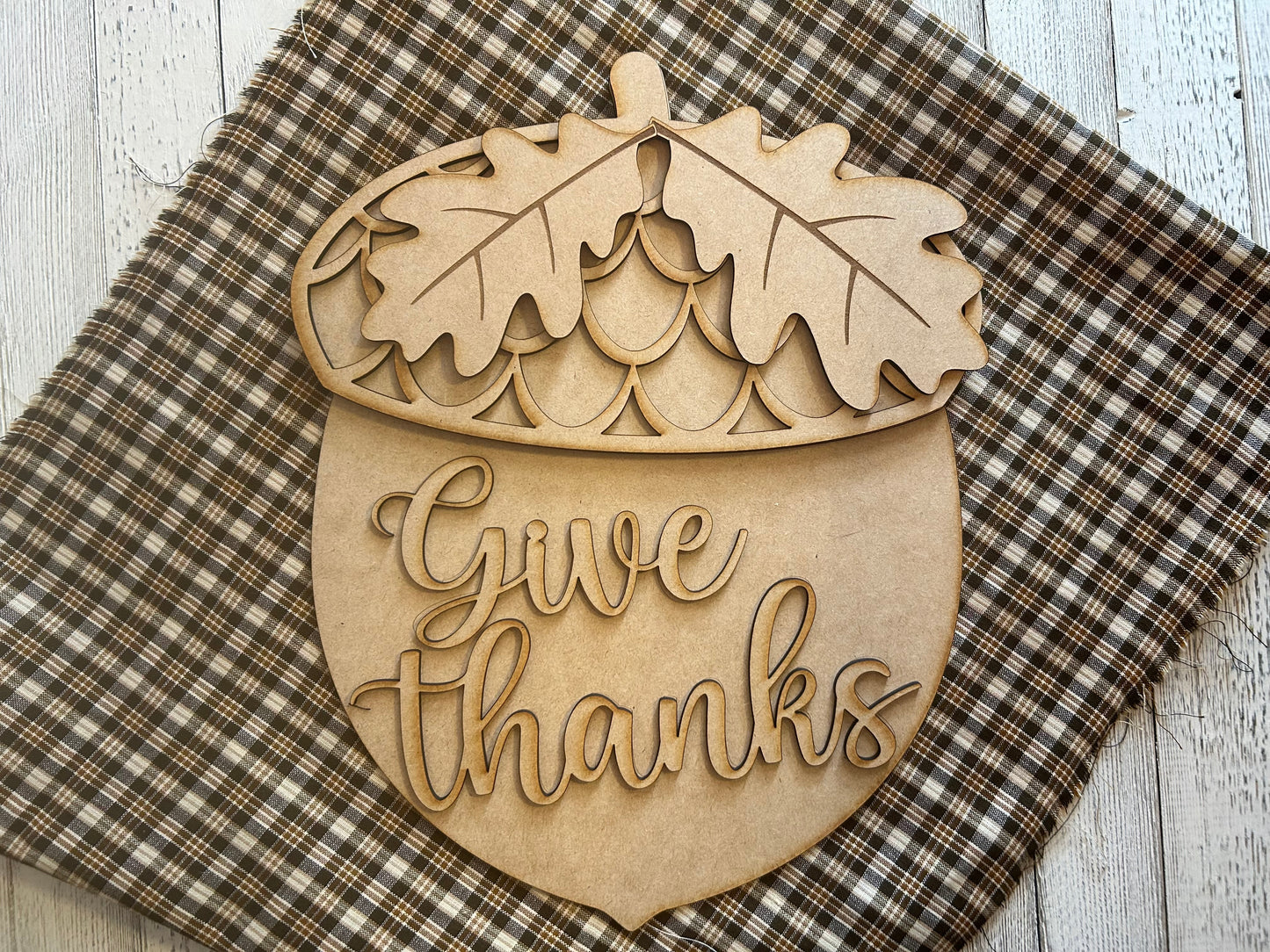 Give Thanks Door Hanger