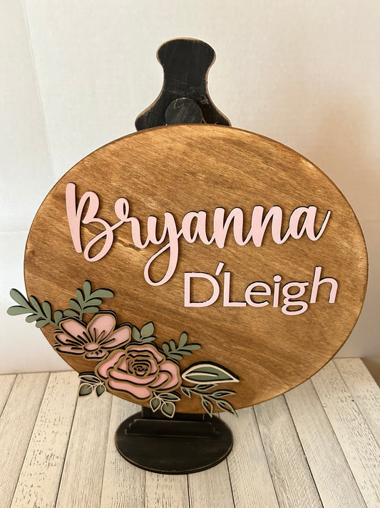 Personalized Door Hanger