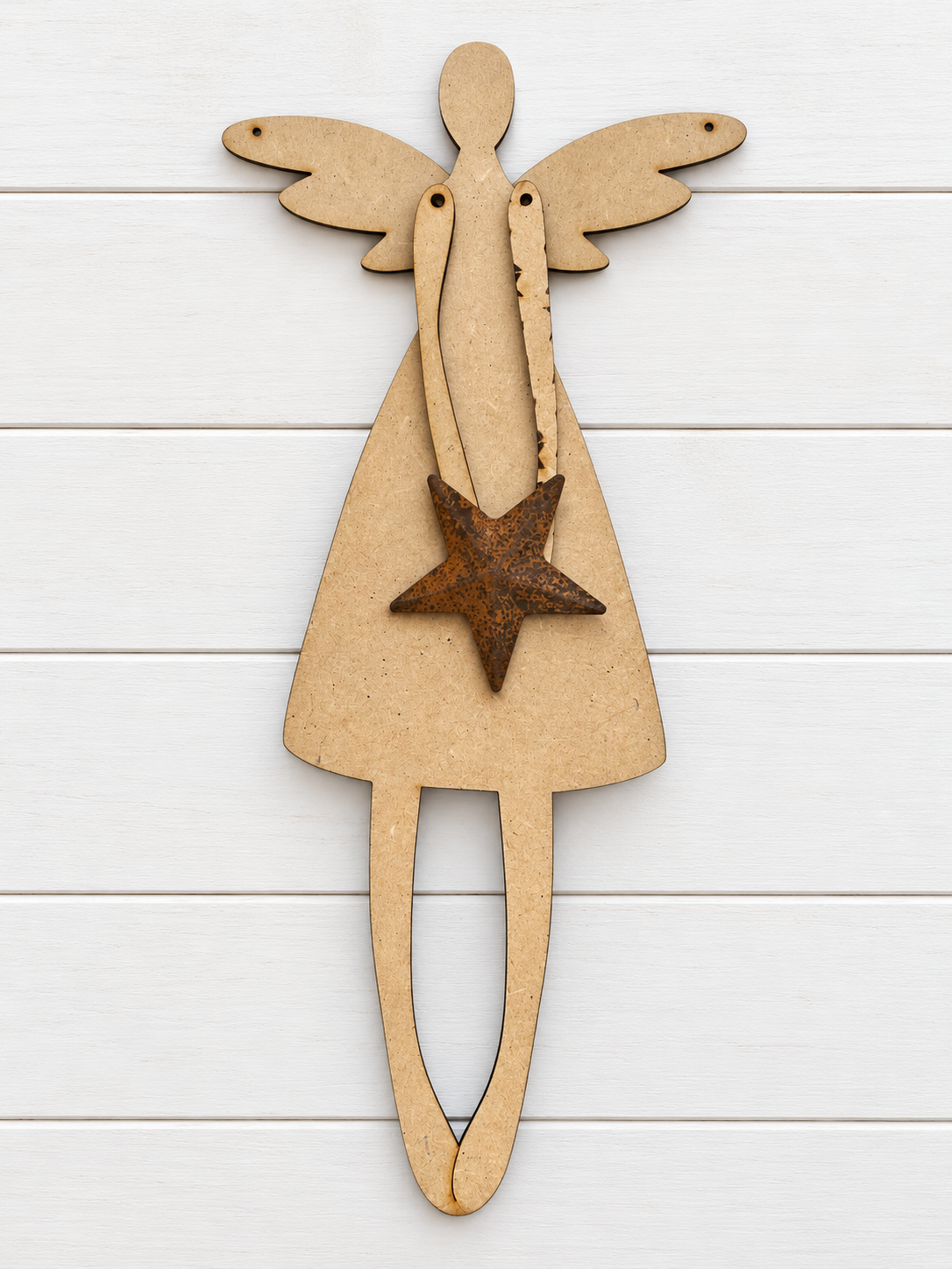 Primitive Angel with Star