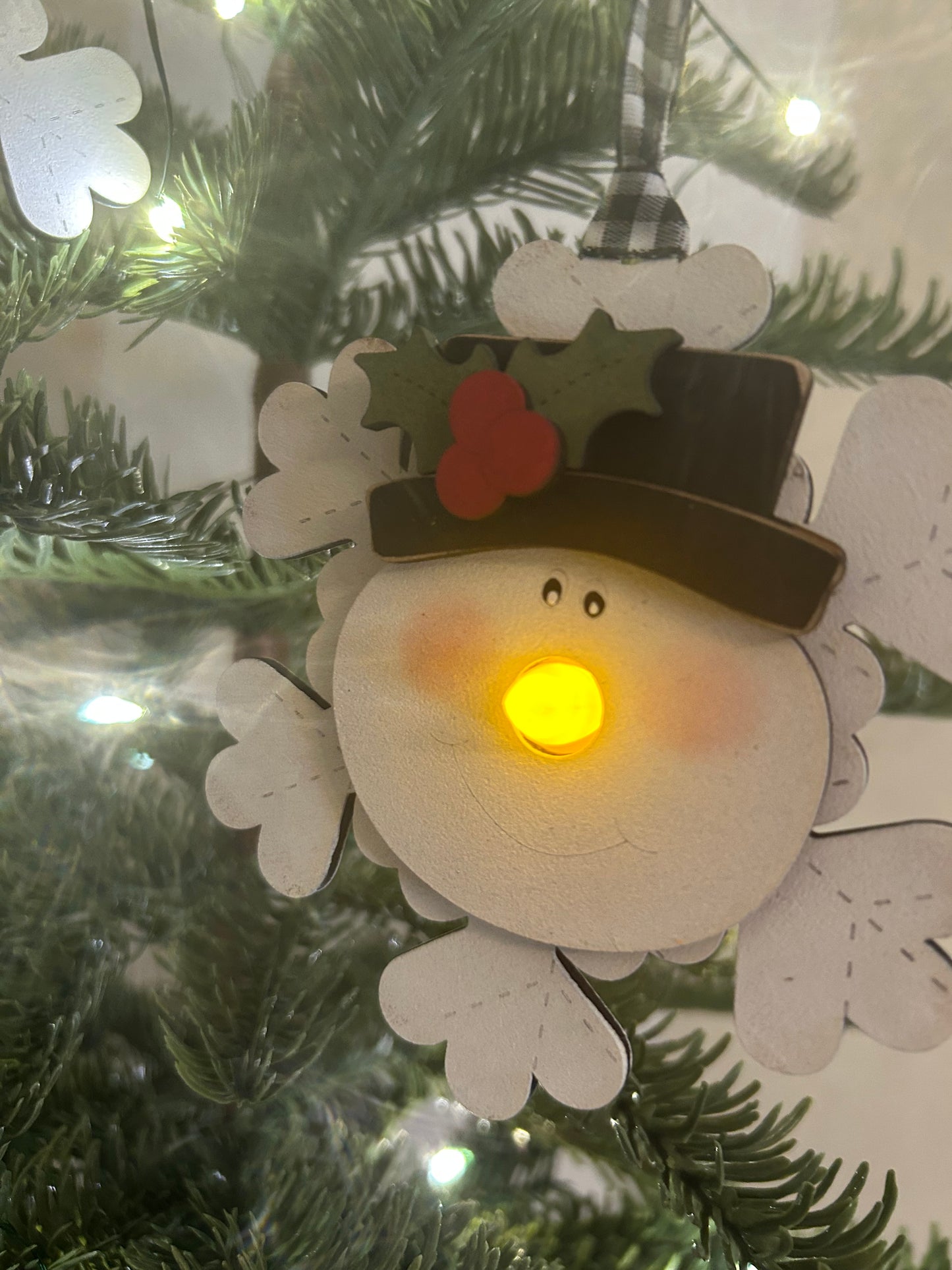 Set/4 Tea Light Christmas Ornaments