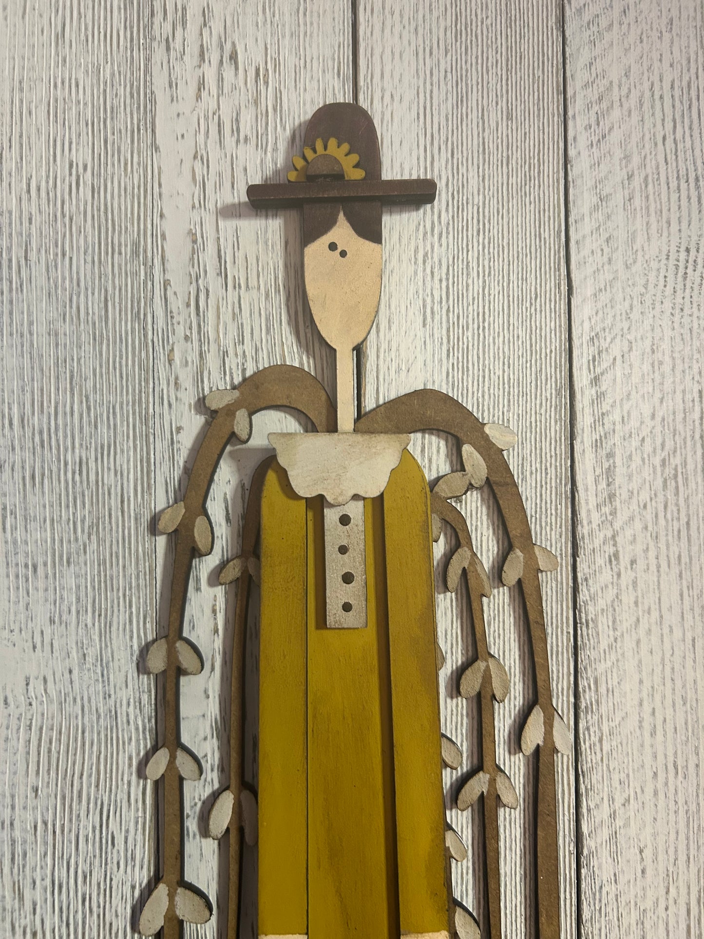 Primitive Angel with Willow Wings