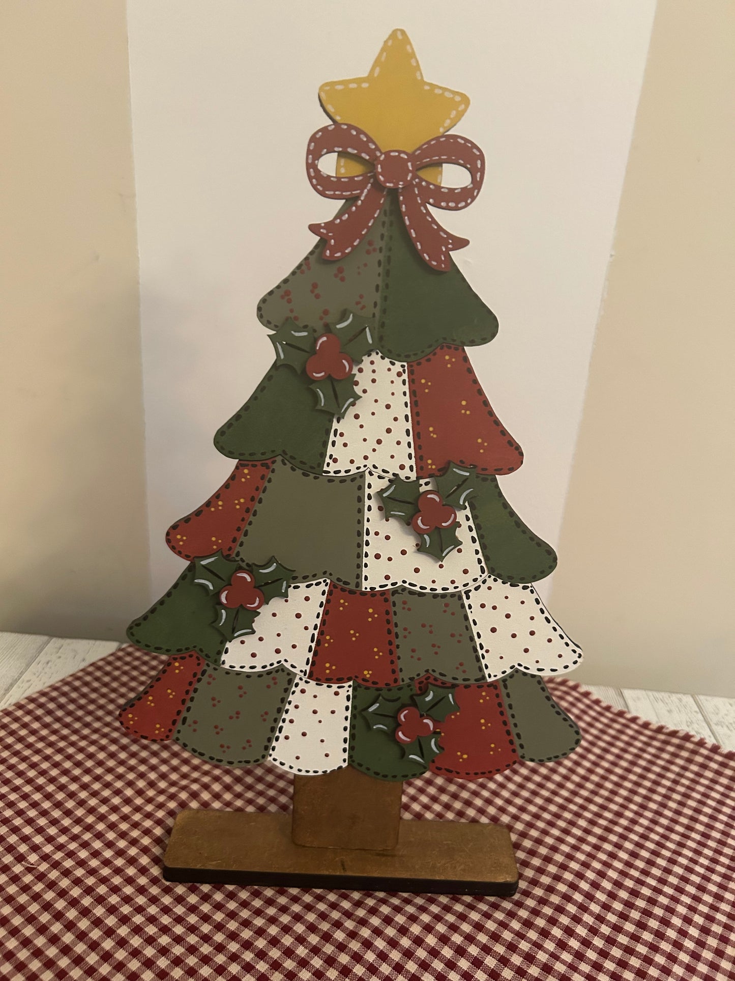 Quilted Vintage Christmas Tree
