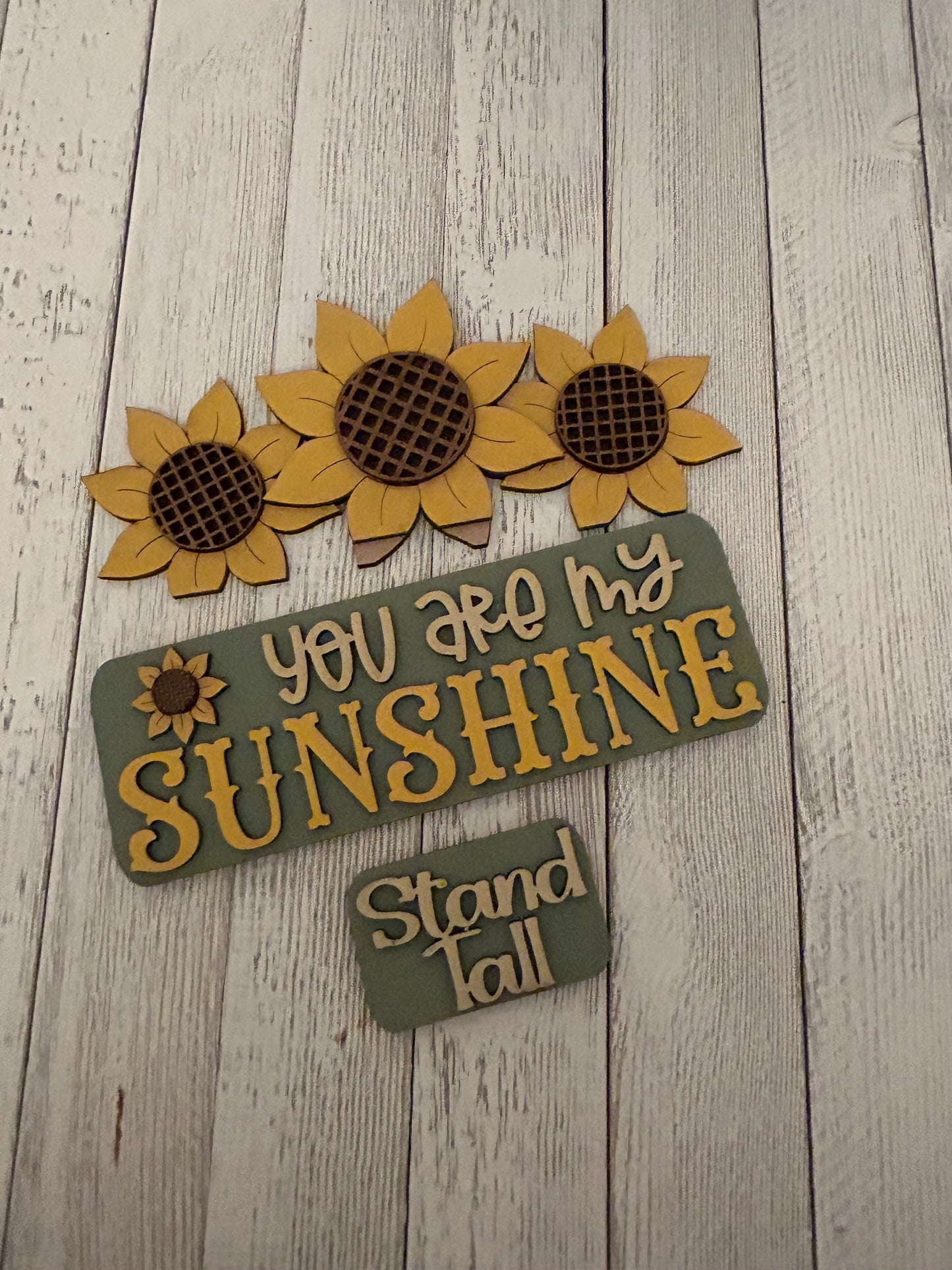 You Are My Sunshine Interchangeable Truck Insert