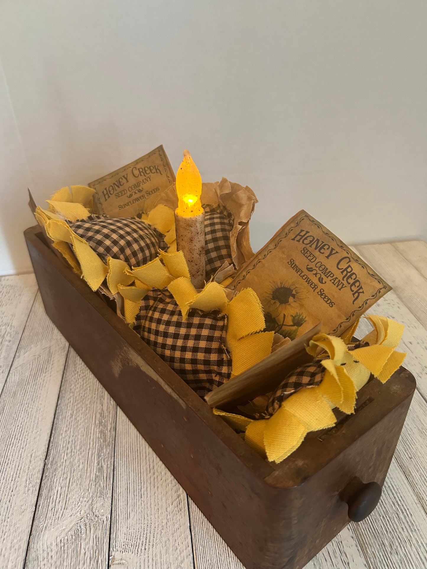 Sunflower Dough Bowl