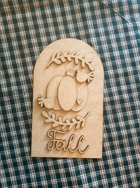 Interchangeable Fall Insert for Boho Frame