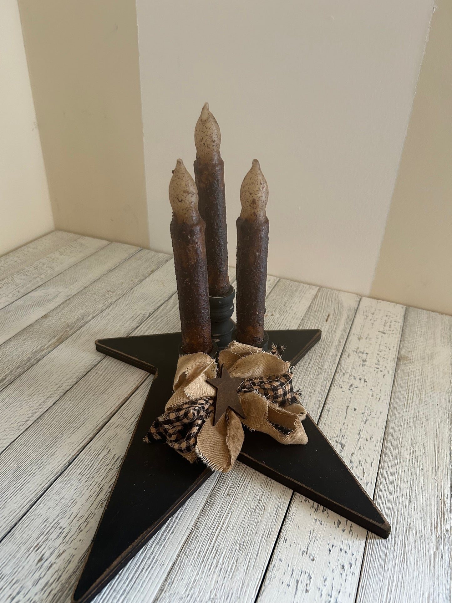 Primitive Candle Holder