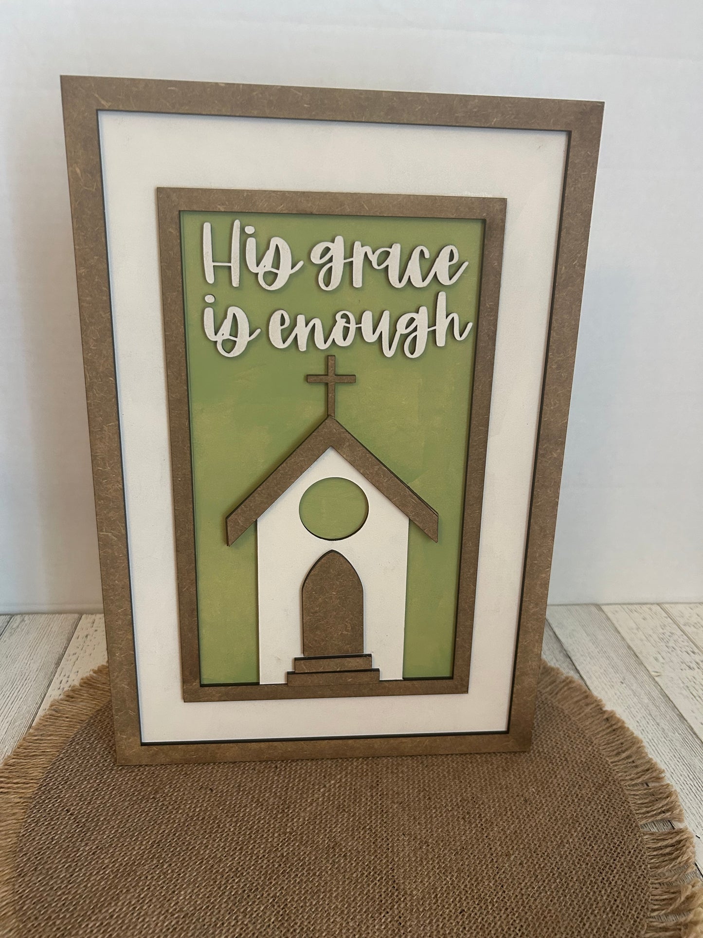 Church His Grace Shelf Sitter