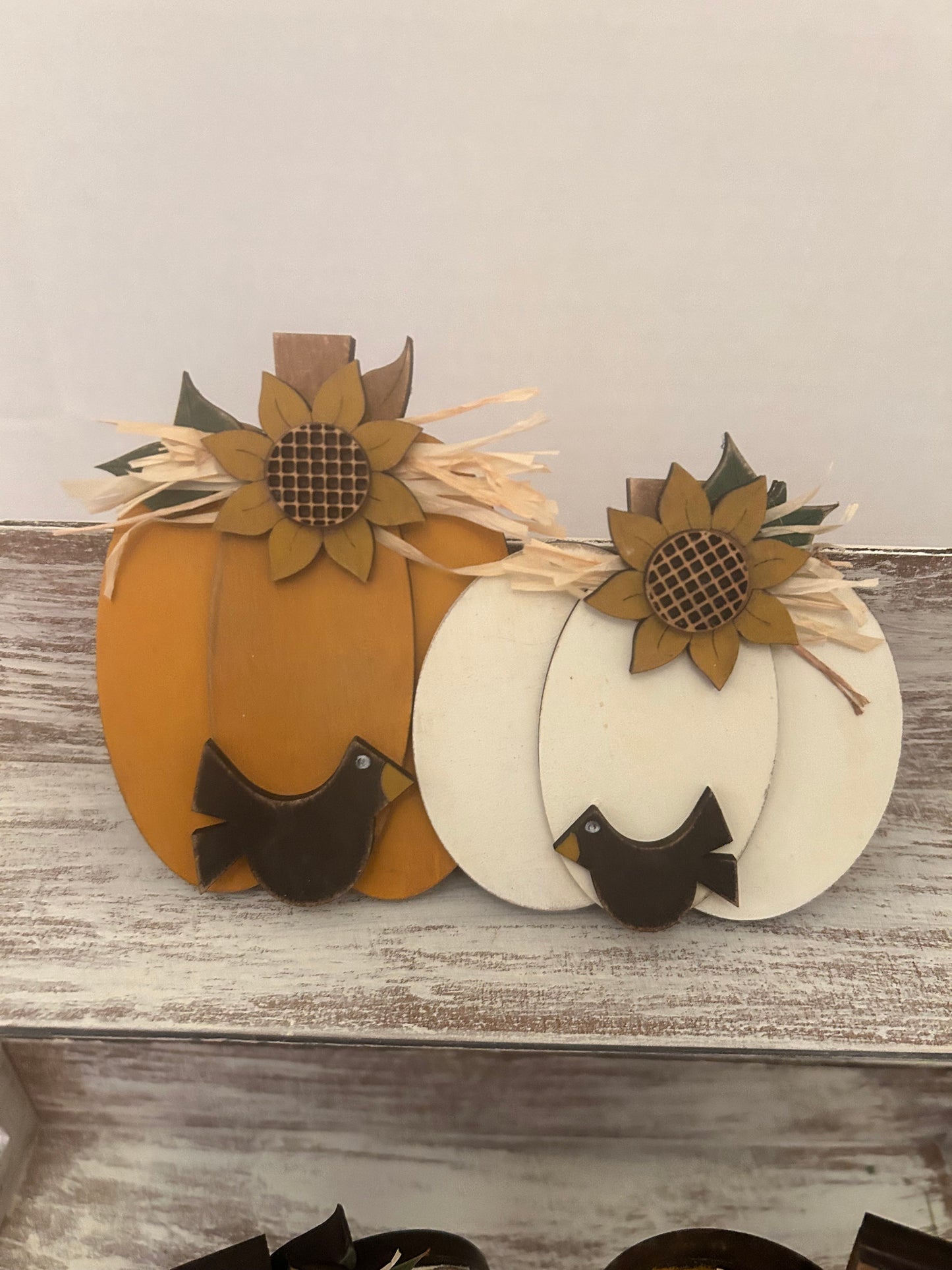 Pumpkin Shelf Sitters Set of 3