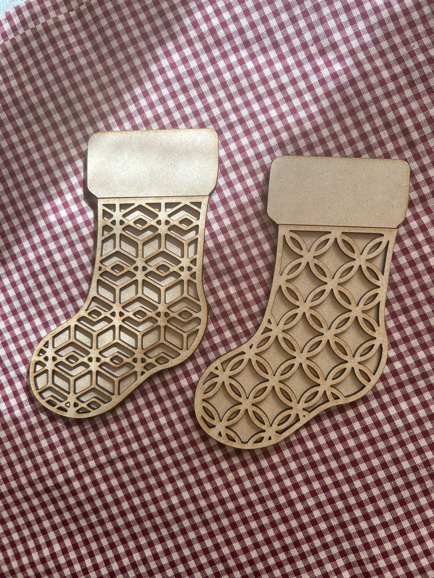 Primitive Christmas Stocking Ornament