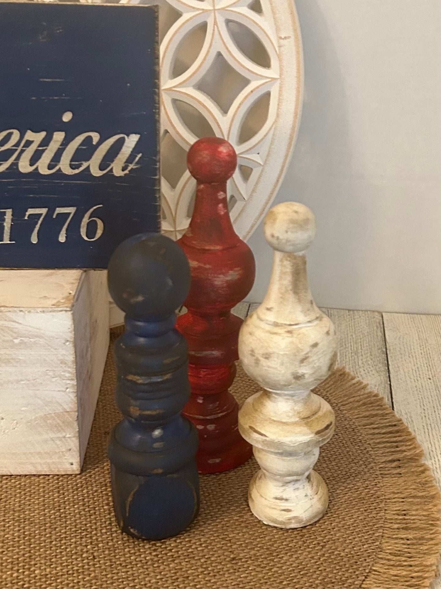 Patriotic Finials