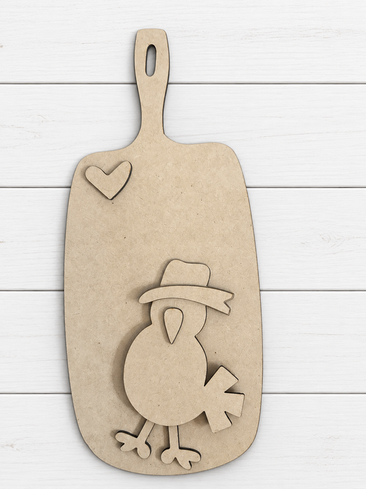 Wonky Crow Cutting Board