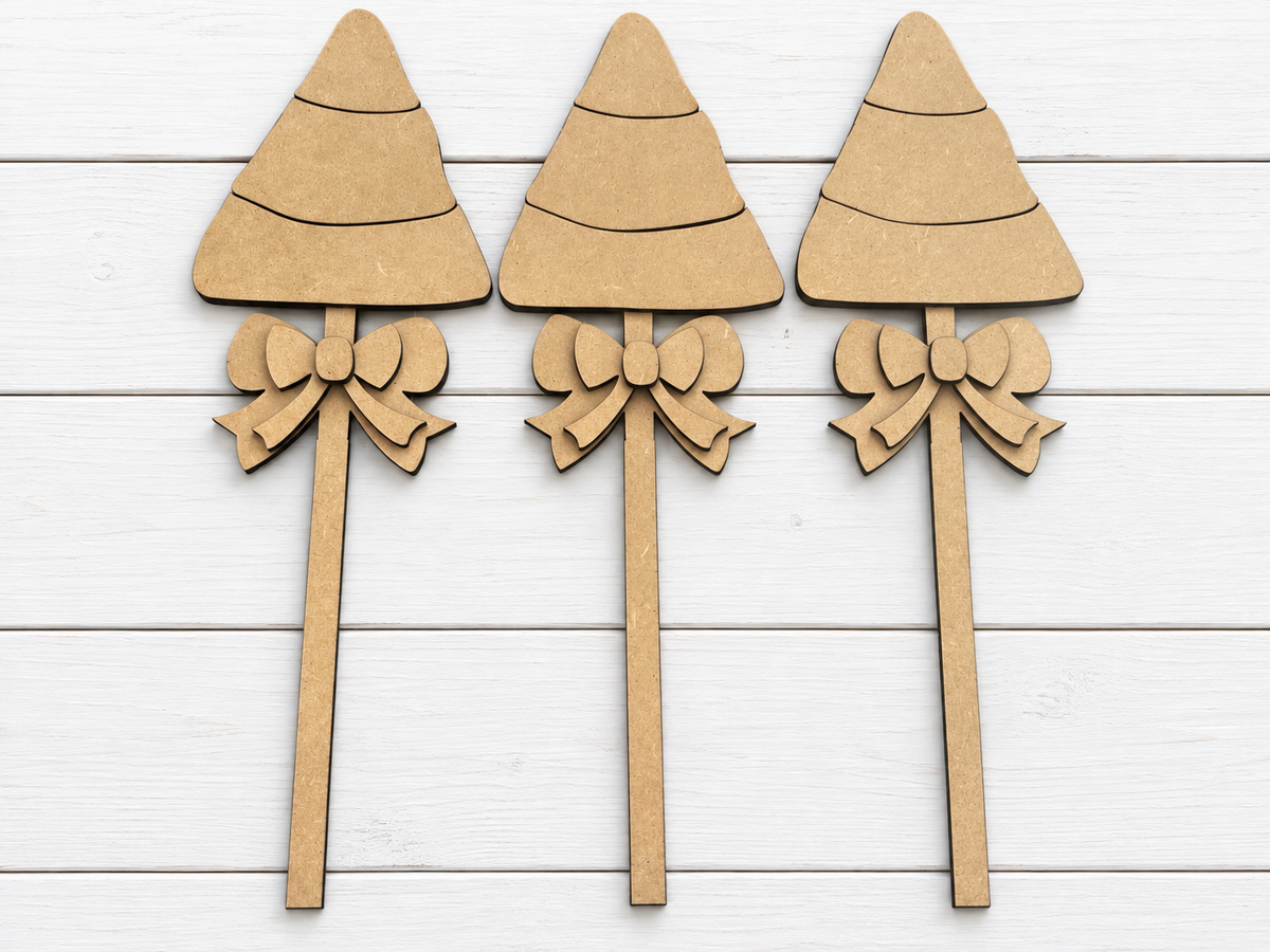 Candy Corn Lollipops set/3