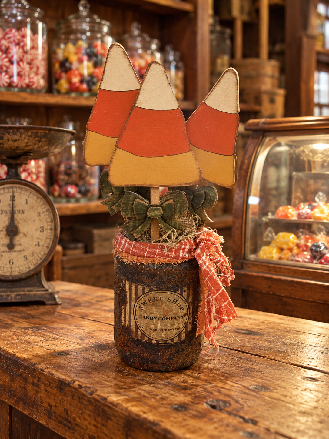 Candy Corn Lollipops set/3